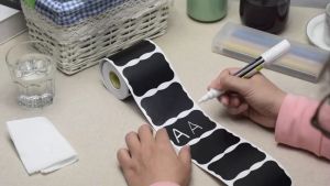 120Pcs/ Roll Waterproof Label Pantry Storage Stickers Removable Label Pantry Storage Kitchen Stickers