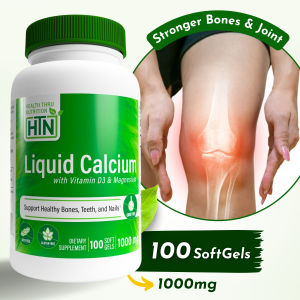 HTN Liquid Calcium Vitamin D3 & Magnesium (200 Softgels) Calcium Supplement Calcium With Vitamin D Supplements Calcium Tablets Magnesium Liquid Liquid Calcium Magnesium Supplement Calsium Supplements Liquid Calcium Vitamin D3 1000iu by Health11