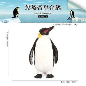 Mini Cute Penguin Suit Miniature Artificial Ocean Animal Model Toys Desktop Decoration Static Ornaments