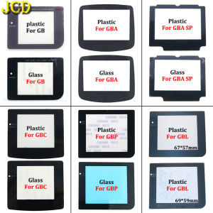 JCD 1pcs Plastic Glass Screen Lens For GB GBA SP GBC GBL GBP Lens Cover Protector W/ Adhensive