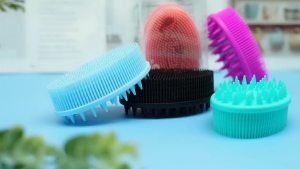 1pc Multifunctional Shampoo Bath Brush Bath Brush Household Double-Sided Rubbing Bath Brush Massage Bath Brush
