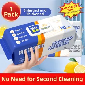 KEKESHANGJIA | Grease Removal Power Clean Wet Wipes