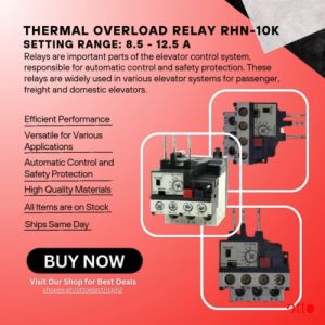 Thermal Overload Relay - RHN-10K Setting Range: 8.5 - 12.5 A