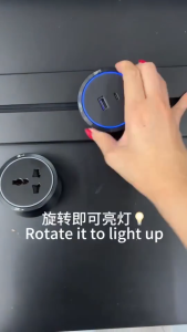 NEW 2025 Quality Power Track Socket with USB Ports Wall Power Track Power Strip Adapter 40CM-80CM