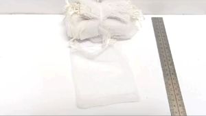 Tile / Kantong Jaring Pembungkus Gelas dan Sendok Set Souvenir Pernikahan 50 PCS