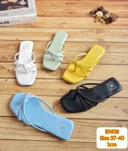 NEW ARRIVAL ABBUSHOES RN 08 flat jepit silang kaleza 1cm