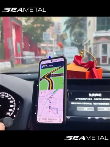 SEAMETAL Strong Vacuum Magnetic Car Mount 360° Rotatable Foldable Stable Non-Shaking Magnetic Phone Holder