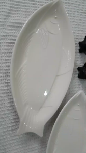 DĨA SỨ CON CÁ 16 -18 Inch - ĐĨA ĐỰNG THỨC ĂN SIÊU ĐẸP PHONG CÁCH HIÊN ĐẠI