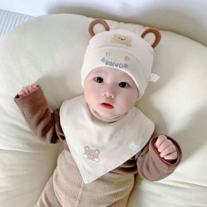 Baby Hat Infant Winter Cap Newborn Baby Skull Covering Hat Breathable Warm Short Brim round Top Cap for Girls under 3 Months