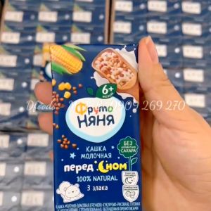 (HCM) Date 4-6/2026 Sữa tăng cân sữa đêm ngày Fruto Nyanya Nga cho bé từ 6 tháng