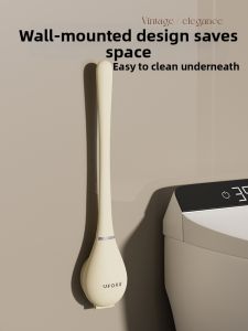 XIAOHUANGLU | Thoroughly Clean No-Drilling Long Handle Toilet Brush