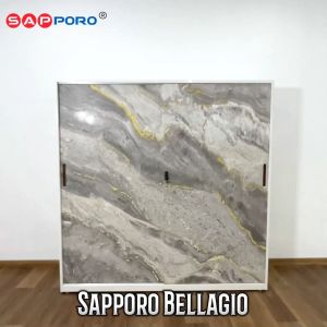SAPPORO BELLAGIO - Lemari Pakaian Besi Sliding Door | Steel Wadrobe