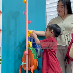 Goto Tidy Stand Hanger Tiang Gantungan Topi Tas Jamur Warna Warni