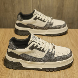 Autumn Winter Mens Shoes 2025 New Style Versatile Casual Sports Sneakers Soft Bottom Heightening Outdoor Leisure Fashionable White Shoes