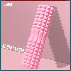 JBA Yoga Foam Roller 45CM Hollow Medium Hardness EVA Colorful Lightweight Yoga Roller Massage For Women 空心泡沫轴