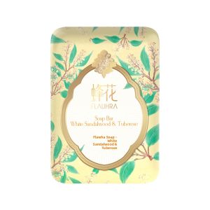 Fenghua Sandalwood Soap Peony Evening Jade Bath Fragrance Face Washing Bathing Hand Washing Universal Type Long Lasting Soap Essential Oil Soap