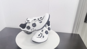 【Tersedia】Sepatu Sepeda Non Cleat Bicycle Shoes Non Cleat Roadbike Non Cleat Sepatu Gowes Plat Sepeda Lipat Roadbike MTB Putih Hitam