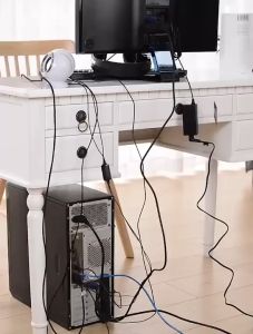 Reusable Nylon Cable Ties, 5 Meter/Roll Width 10mm, Multifunction Power Wire Loop Tape