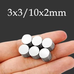 3x3/10x2mm multi-purpose circular magnet - suitable for photo walls crafts whiteboards fixed drawings stable and durable