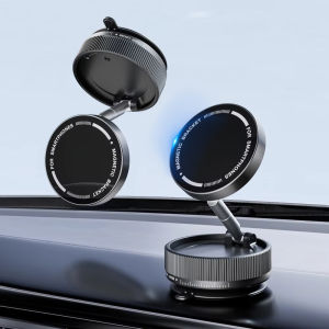 New Electric Vacuum Adsorption Vehicle Car Phone Holder 360° Rotary Folding Phone Holder Multifunctional Windshield Dashboard Phone Bracket