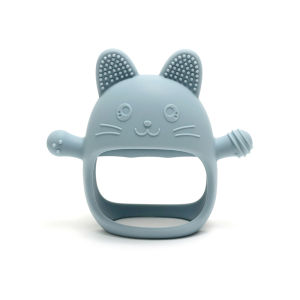 เด็กเกรดอาหารซิลิโคนถุงมือยางกัดถั่วเหลือง Pacifiers เด็กการงอกของฟันของเล่นทารกแรกเกิดการดูแลทันตกรรมเหงือกกรามติดเด็กรายการ