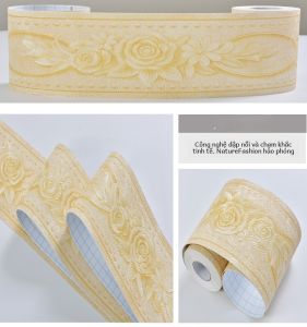 Dép Chống Thấm Nước PVC 3D Cho Phòng Khách Phòng Ngủ Phòng Ăn Phòng Tắm Trang Trí Tường Tự Dính Chống Thấm Nước