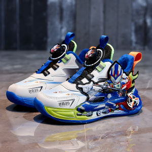 KUOBURENSHENG | Anti-slip Waterproof Glow Rotary Buckle Boys Sneaker