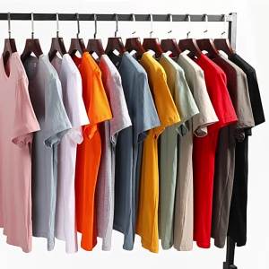 Áo thun chất lượng tốt cho nam giảm giá mùa hè áo thun cotton cho nam áo thun ngắn tay cho nữ áo cơ bản cho bé trai áo đơn giản cho bé gái kích thước lớn 5XL