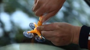 ARAFURA - Sikeo DIY Alat Reparasi Kaca Mobil Retak Windshield Repair Kit- WRK15 - Orange