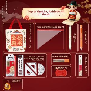 deli | Exam Friendly Clear Writing Set 2B Pencil Included