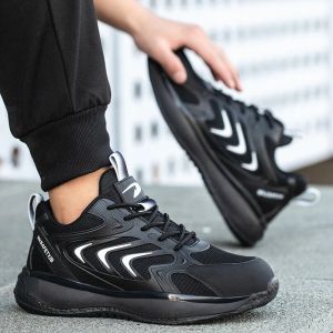 Sepatu Sneakers Keselamatan Kerja JBS 817 Pelindung Tusukan Benda Tajam Ujung Baja