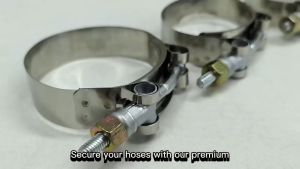 CPA Car Steel Hose T-Bolt Clamp 2(45mm-53mm) 2.5(56mm -64mm) and 4(70mm)