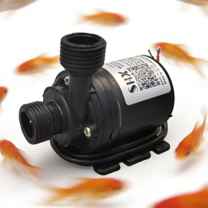 Submersible Water Pump 12V High Pressure Ultra Quiet Solar DC 24V Lift 5M 800LH Brushless Motor Water Pumps with Brass Joints