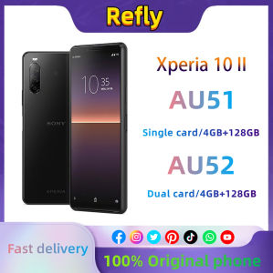 Original Sonys Xperias 10 II AU51/AU52 4G LTE Octa-core 6.0Inches 4GB RAM 128GB ROM 12MP Camera 3600mAh Android10 Fingerprint Mobile Phone