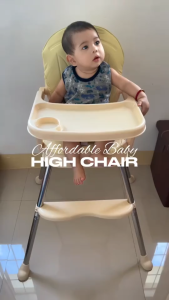 Baby High Chair 2-in-1 Convertible Feeding Chair Foldable Toddler Dining Chair with Double Tray Safe