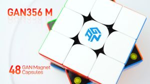 [GAN Official Store]GAN 356 M 3×3 Rubik With GES Speed Cube khối Rubik Đồ chơi xếp hình khối lập phương giáo dục dành cho trẻ em mới bắt đầu Quà tặng Giáng sinh