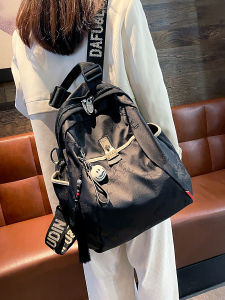 New Chinese Style Large Capacity Womens Backpack Travel Bag Crossbody Shoulder Bag Soft Material Retro Embroidery Casual Leisure