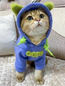 Quần Áo Mỏng Thời Trang Cho Chó Mèo Dày Dặn Ấm Áp Bằng Vải Nỉ Màu Bạc Lấp Lánh Cho Mèo Con Và Chó Con Mùa Đông Trang Phục