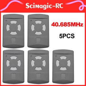 5 Pcs. Compatible With 40.685MHz HSM4 HS4 HSE2 HS2 HSM2 Garage Remote Control HSM4 40 MHz Gray Button Gate Door Transmitter