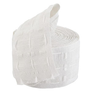 3 Line Pull Pleated Curtain Tape White British Style Pleating Tape British Style Perfect for Making Home Decor Projects