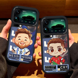 MOBAOKE | Football Players Q Version Xiaomi Mobile Shell Anti-drop Leather Case