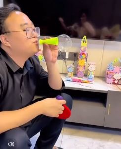 Mainan Anak Tenis Balon Gelembung - Mainan Edukatif Anak Laki-laki dan Perempuan