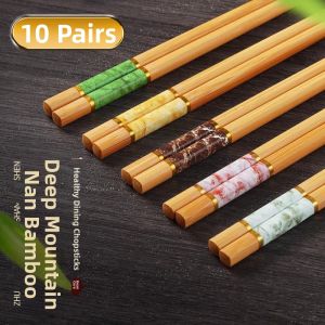 Anti-Mold Anti-Slip Heat-Resistant Bamboo Chopsticks