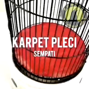 SEMPATI GROSIR Karpet Sangkar Pleci Sempati Isi 10 Karpet Tebok Alas Dasar Lantai Tatakan Sangkar Kandang Burung Pleci Bulat Tebal