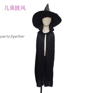 Harry Potter Magic School Black Collar Halloween Vampire Robe Childrens Stage Performance Props Wizardry Costumes Accessories