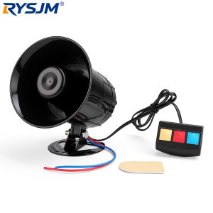 RYSJM | DC 12V Outdoor Wired Loud Alarm Horn 110dB Exterior Alarma Speaker For Alarm System 3 Tone Super Lound Warning Alarm Speakers