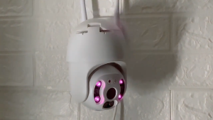 V380 CCTV Camera Connect to cellphone Outdoor Waterproof Wifi Camera with Audio and Speaker Motion Detection Night Vision Security IP Cam