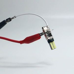 Lampu Kabut Depan Mobil LED Putih 12V H3 6500K 24SMD 4014 Untuk DRL / Fog Lamp Mobil