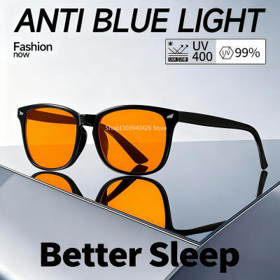 Blue Light Glasses Men Sleep Glasses For Blue Light Blocking Red Lens For Computer Gaming Reduce Eye