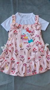 Dress Overall Anak Perempuan 2-3 Tahun Kodokan Dress Anak Perempuan Rok Anak Bahan Katun Motif Bunga